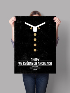 Plakat Chopy we czornych ancugach - qdizajn