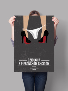 Plakat Dzioucha z pierońskom chcicom - Qdizajn