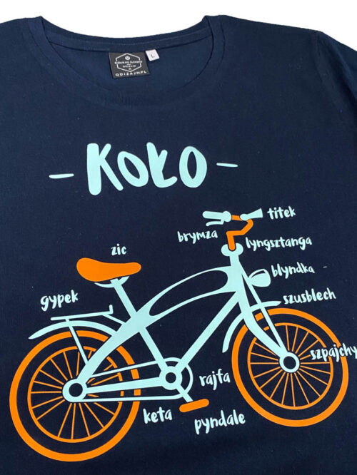 koszulka koło rower