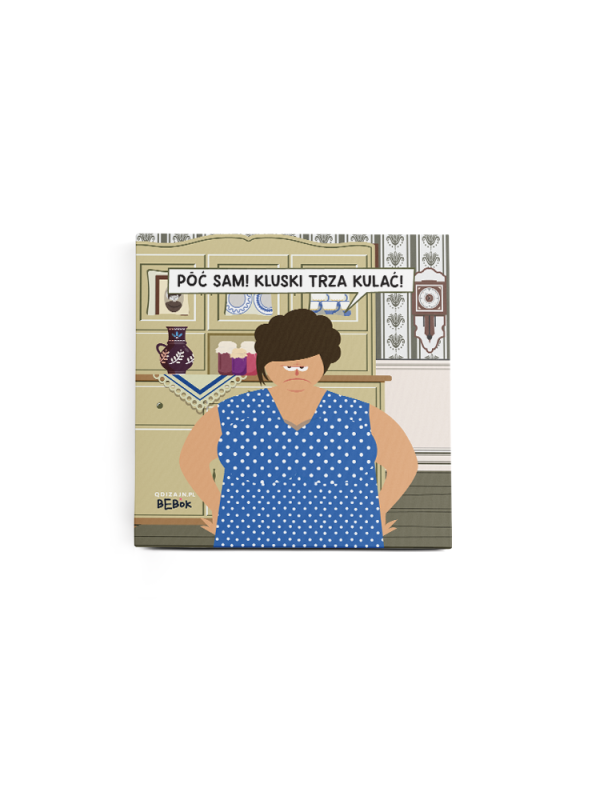 magnes na lodówkę Muter. Póć sam, kluski trza kulać.