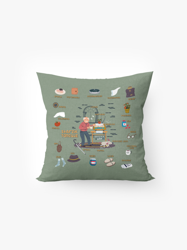 poduszka jasiek opa, starzik tancuje