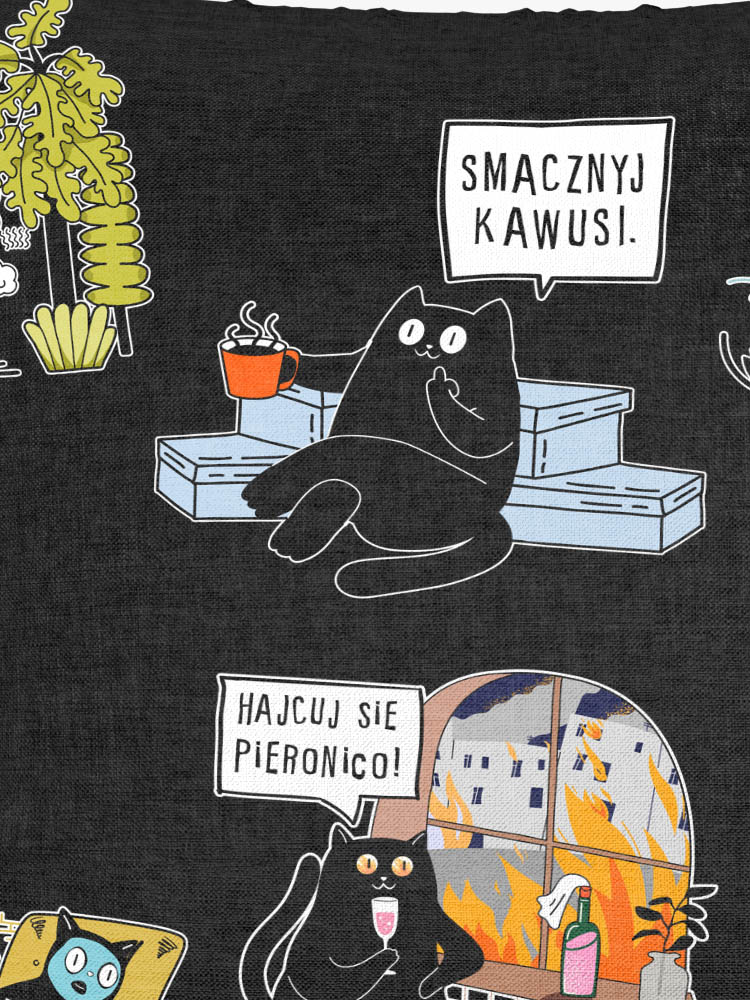 poduszka kociki