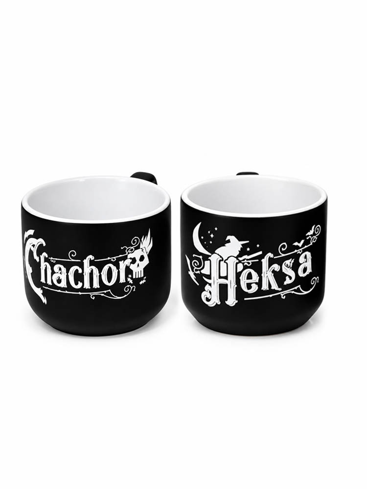 Kubek Chachor i Heksa, kubek ceramiczny czarny matowy